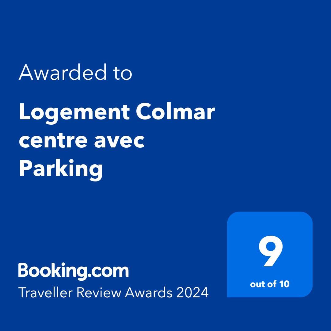 Logement Colmar Centre Avec Parking Eksteriør bilde